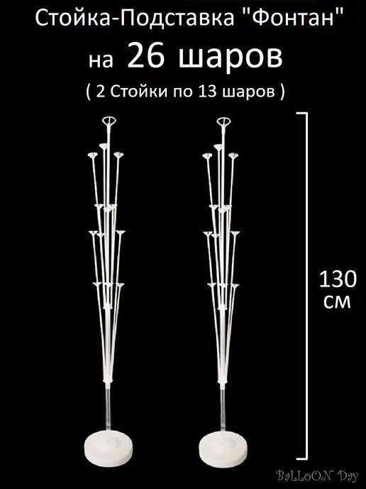 Balloon Day Подставка для шаров воздушных 130 см Стойка 26 Фотозона