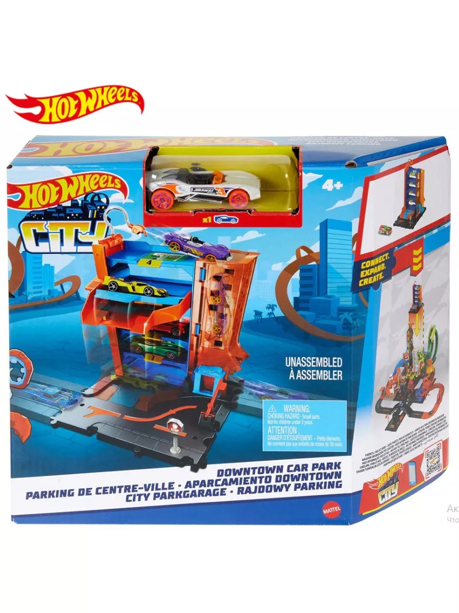 Трек Hot Wheels City 2022 Downtown HDR24 Mattel 174672130 купить за 3 342 ₽  в интернет-магазине Wildberries