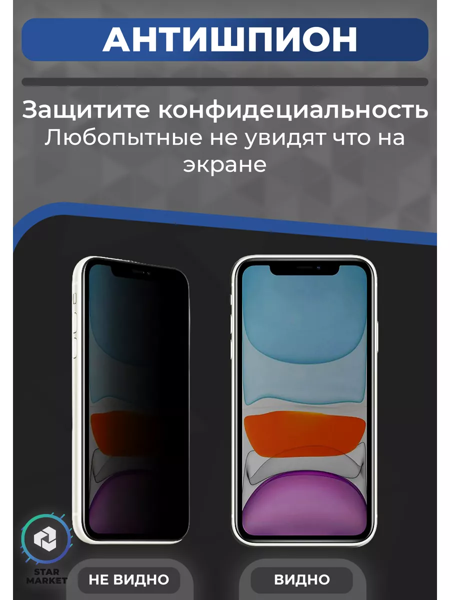 Гидрогелевая пленка на Realme 11 Pro Антишпион MIETUBL 174679802 купить за  344 ₽ в интернет-магазине Wildberries