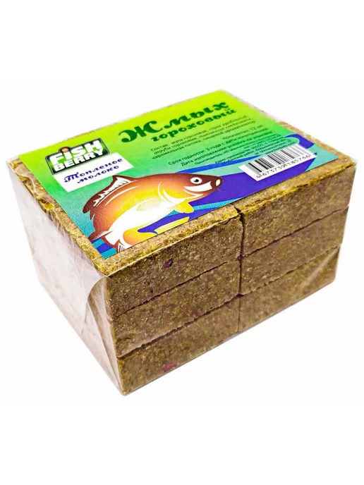 Lion Baits Жмых гороховый Макуха Топленое молоко 12шт, 12 шт