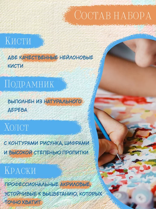КАРТИНА ПО НОМЕРАМ ГЕНШИН Картина по номерам Лиса, вариант, фото 2