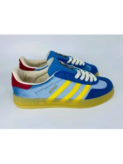 adidas gazelle silver green womens Gucci x Adidas Gazelle Beige GG Monogram