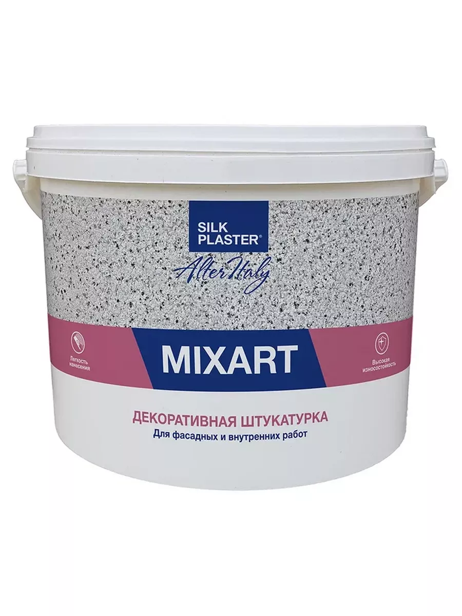 Декоративная штукатурка для стен готовая Миксарт 038 5кв.м Silk Plaster  174763017 купить за 3 673 ₽ в интернет-магазине Wildberries