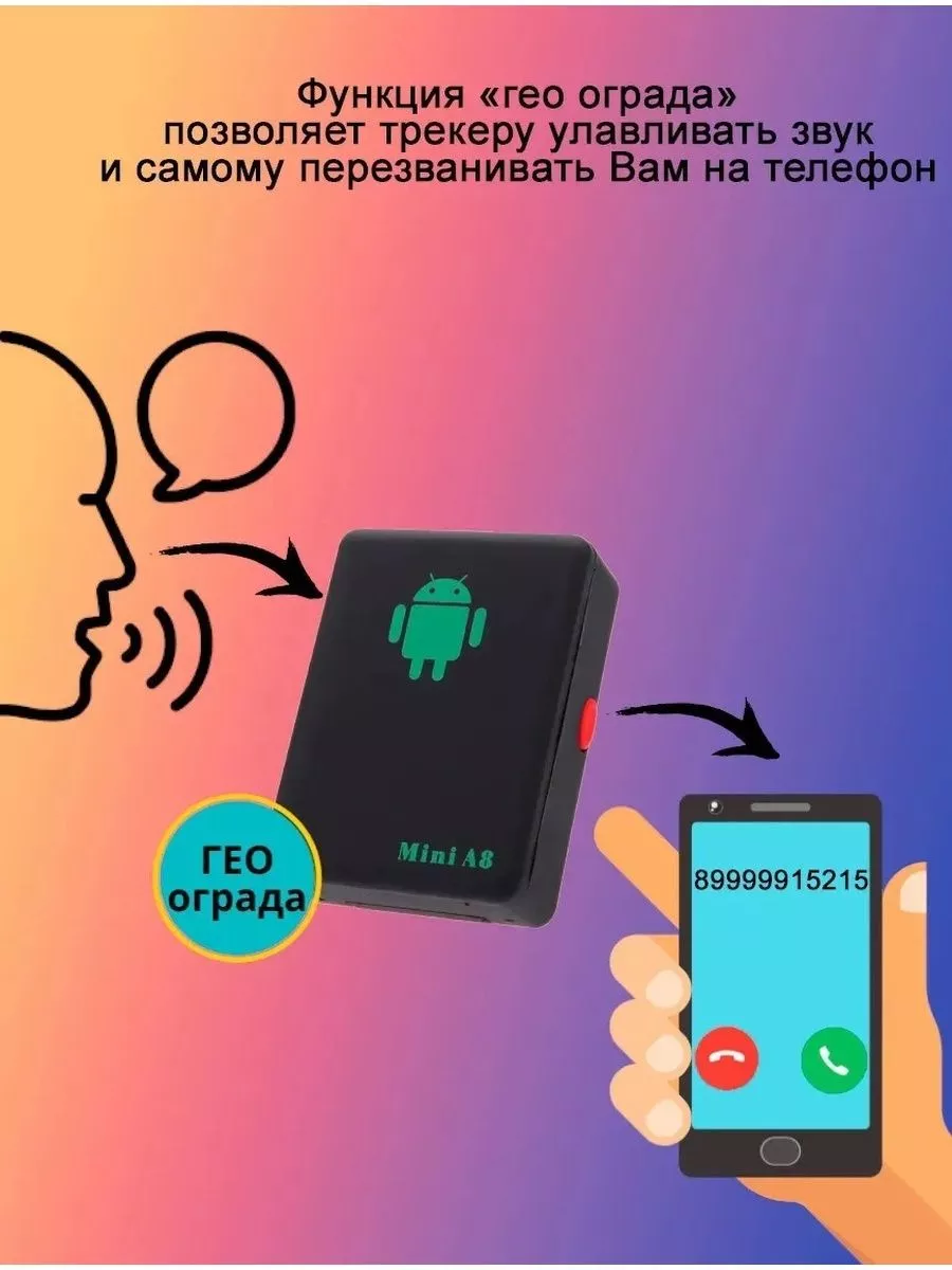 GPS трекер навигатор Mini A8 Techway 174770389 купить в интернет-магазине  Wildberries