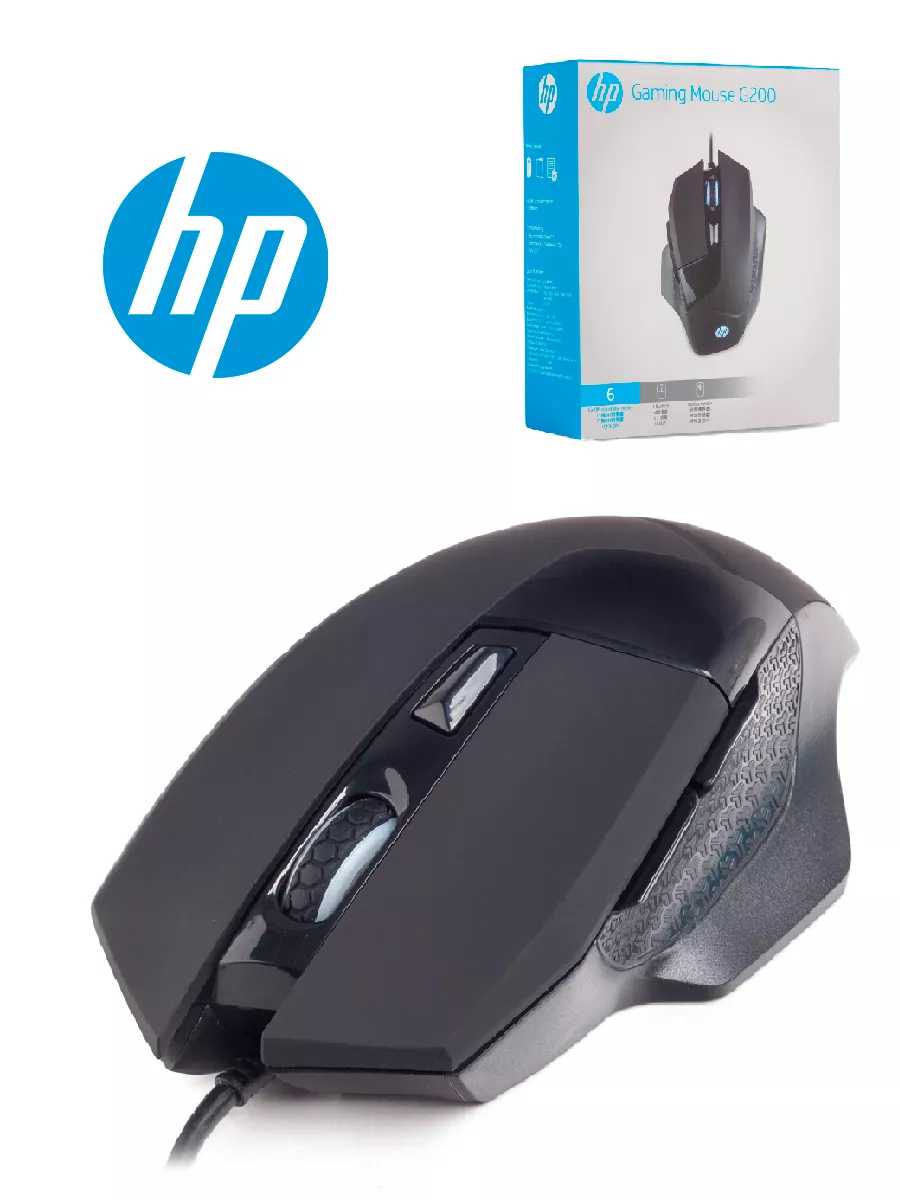 Мышь игровая с подсветкой для заядлых геймеров HP 174778676 купить за 2 772  ₽ в интернет-магазине Wildberries