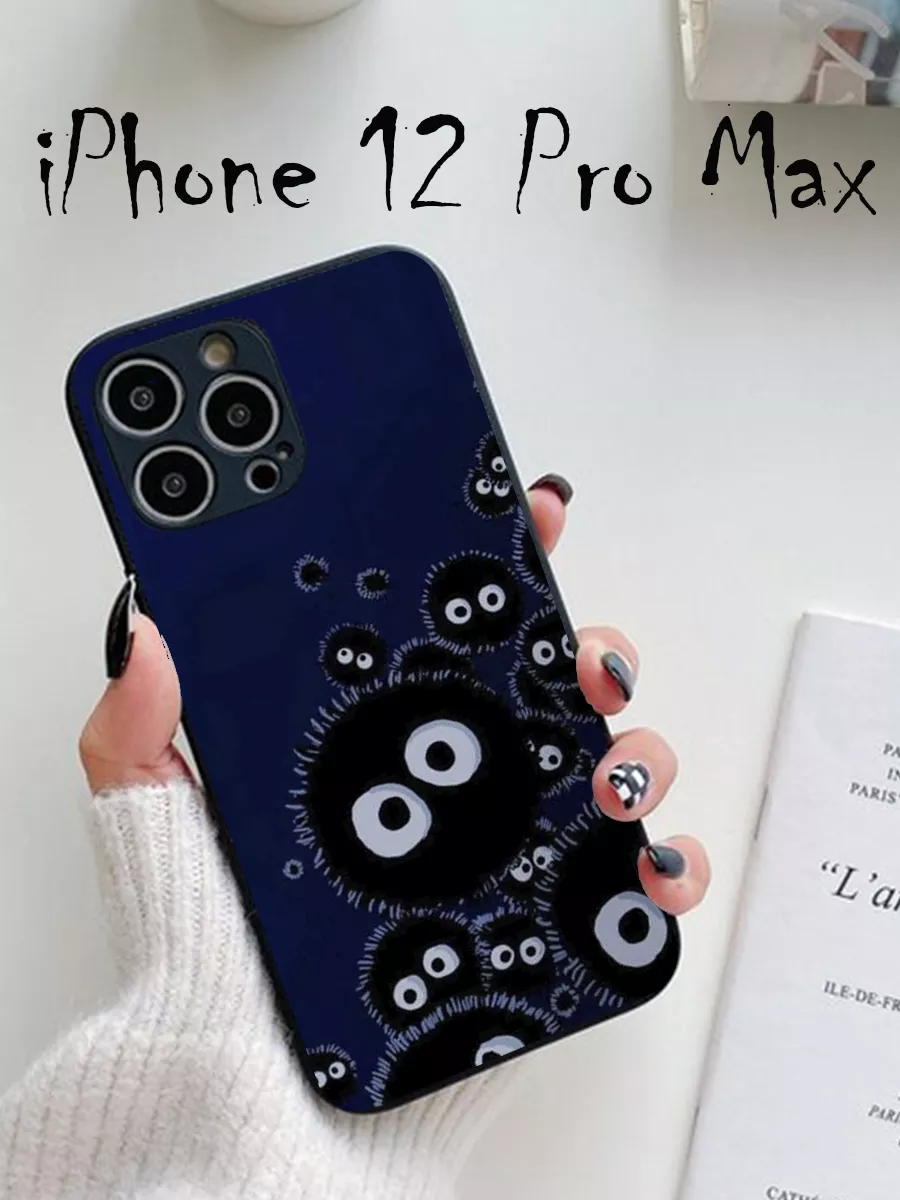 Чехол на 12 pro max с принтом аниме Тоторо Чехломания 174782673 купить за  413 ₽ в интернет-магазине Wildberries