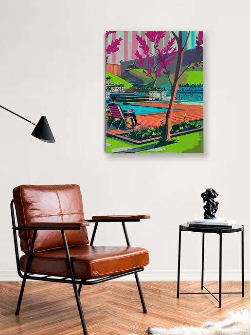 КАРТИНА ПО НОМЕРАМ ГЕНШИН Картина по номерам Город, вариант, фото 5