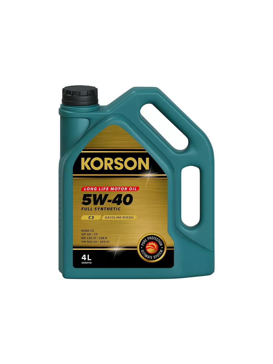 Моторное масло Карсон FULL SYNTHETIC 5W-40 C3 4 л Korson 174809779 купить  за 3 853 ₽ в интернет-магазине Wildberries