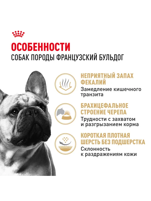 Сухой корм Royal canin French Bulldog для собак, 3 кг, фото 3