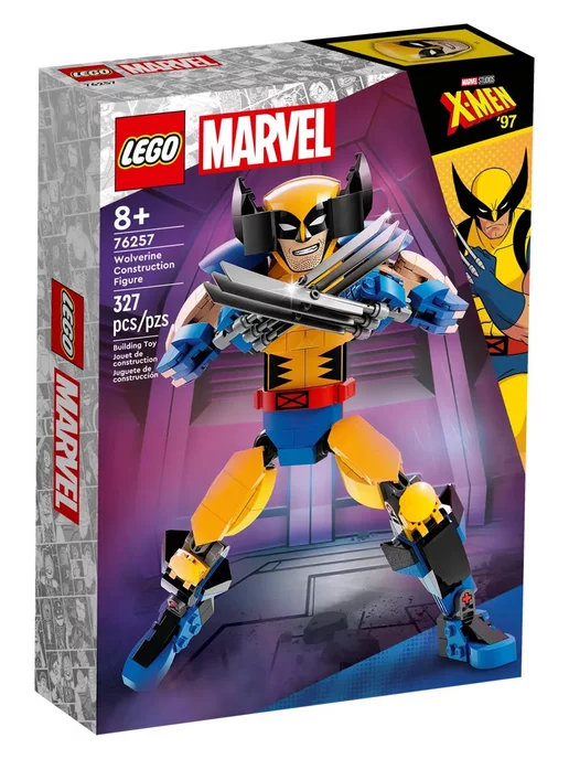 LEGO Конструктор Super Heroes Сборная фигурка Росомахи 327д, вариант, фото 2