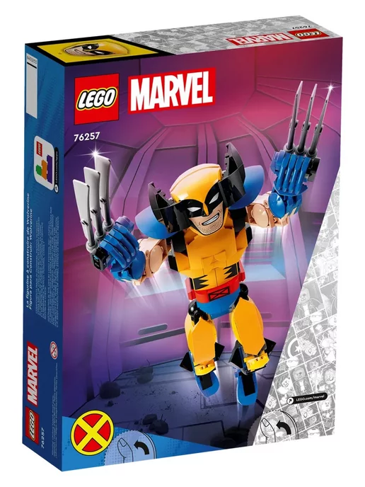 LEGO Конструктор Super Heroes Сборная фигурка Росомахи 327д, вариант, фото 3