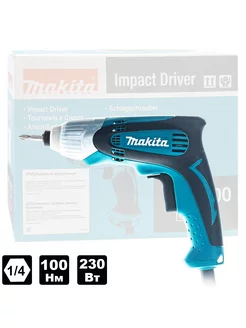 Шуруповерт ударный сетевой TD0100 MAKITA 174844532 купить за 12 177 ₽ в интернет-магазине Wildberries