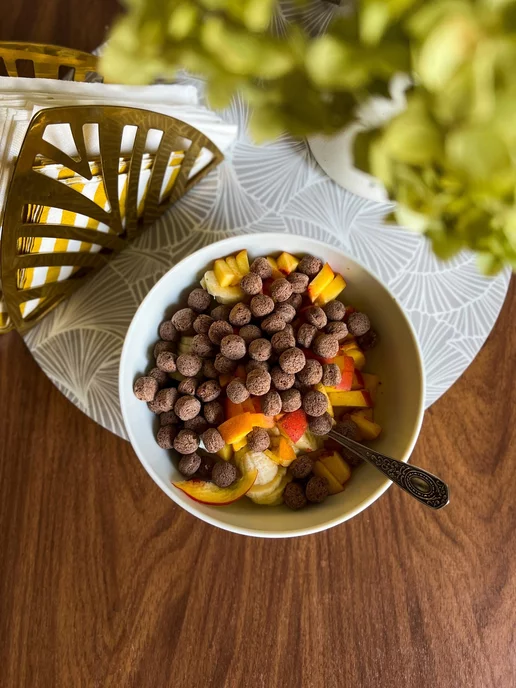 Вастэко Готовые завтраки из полбы Шоколадные.Ассорти 2 вкуса,4 шт, 4 шт, фото 4
