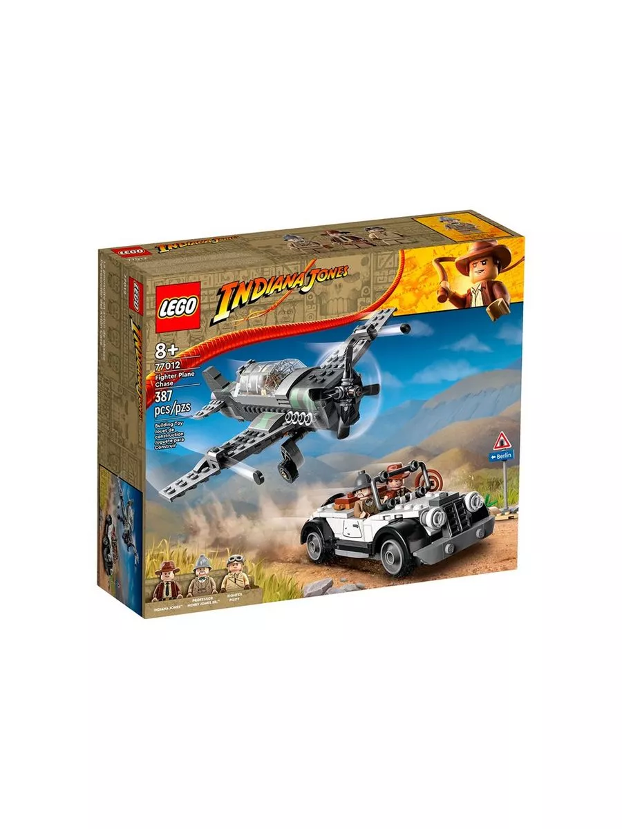 Конструктор Indiana Jones Погоня за истребителем 387 д. LEGO 174869636  купить за 5 933 ₽ в интернет-магазине Wildberries