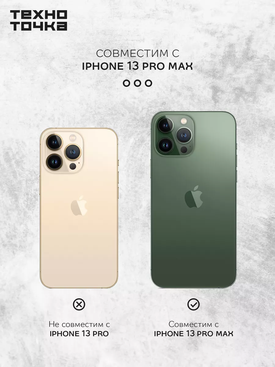 Чехол на iPhone 13 Pro Max с принтом Техно точка 174871672 купить за 322 ₽  в интернет-магазине Wildberries