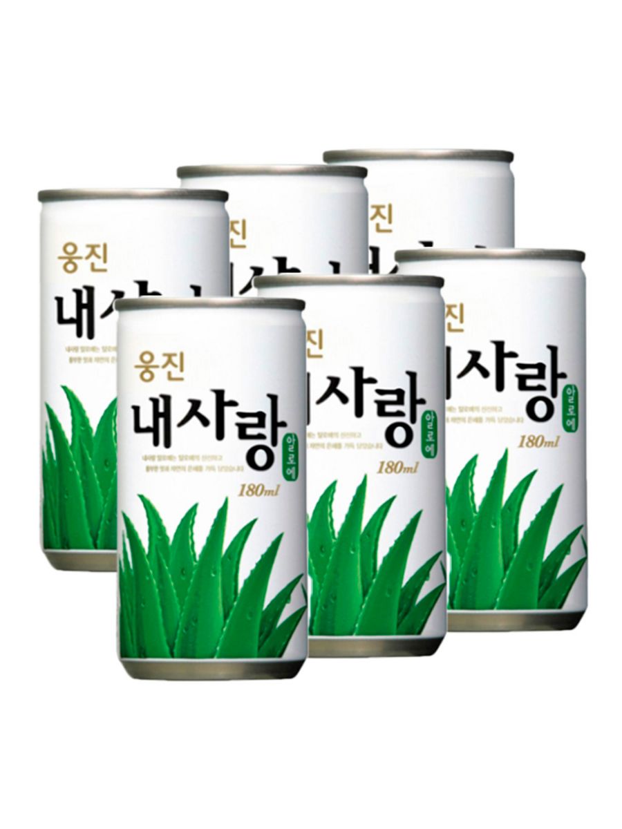 Aloe love. Алоэ со вкусом арбуза. Газированный б/а напиток кола Cola 815 Woongjin, Корея, 250 мл.