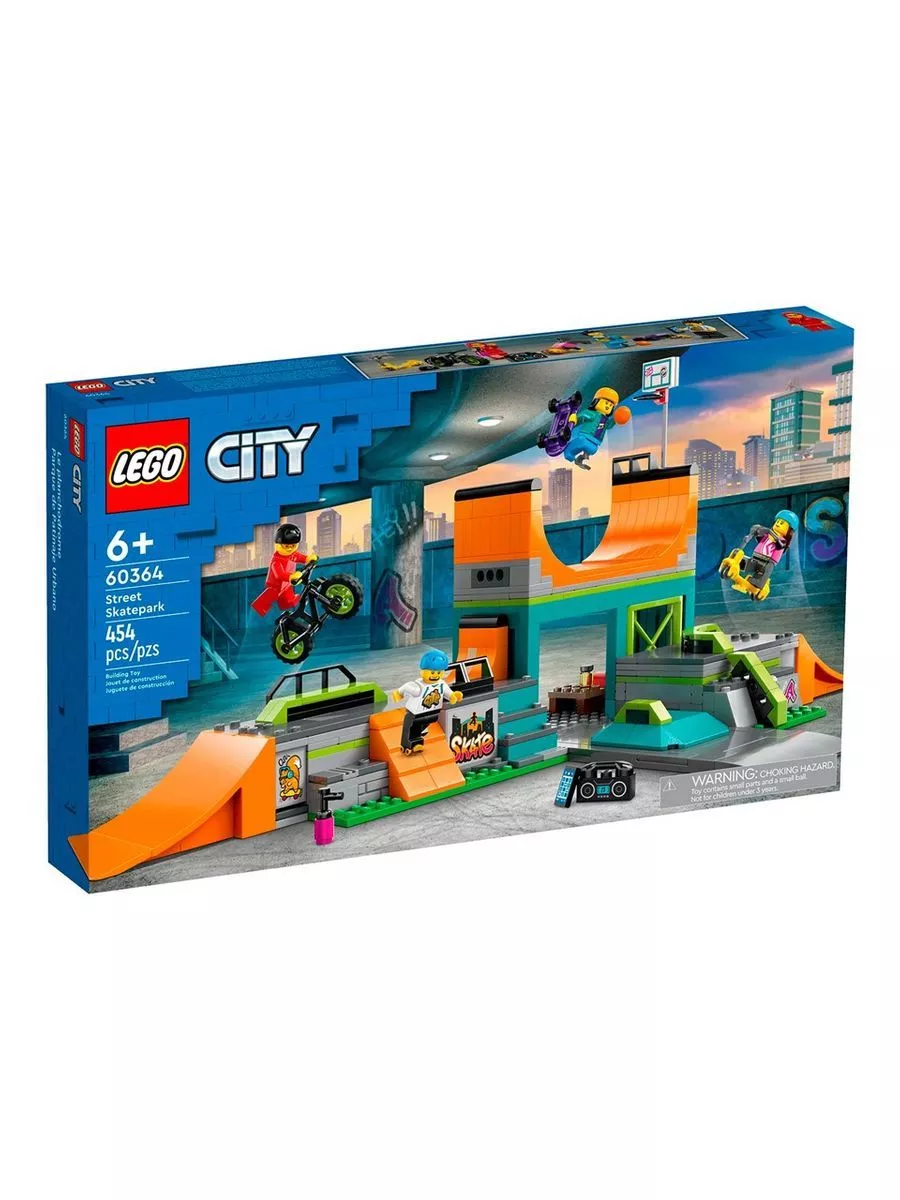 Конструктор CITY Уличный скейт-парк 454 детали Lego. 174876455 купить за 9  569 ₽ в интернет-магазине Wildberries