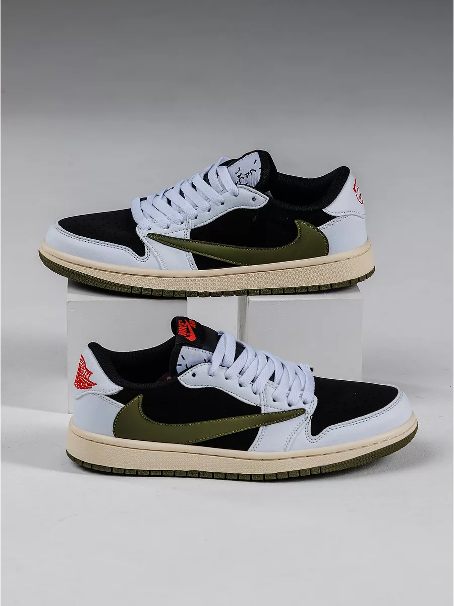 Nike Travis Scott x air Jordan 1 low og olive Cesano