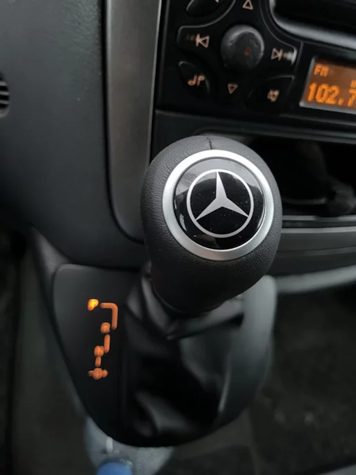 Power resulting Ручка АКПП с чехлом для Mercedes Vito Viano W639, черный, фото 3