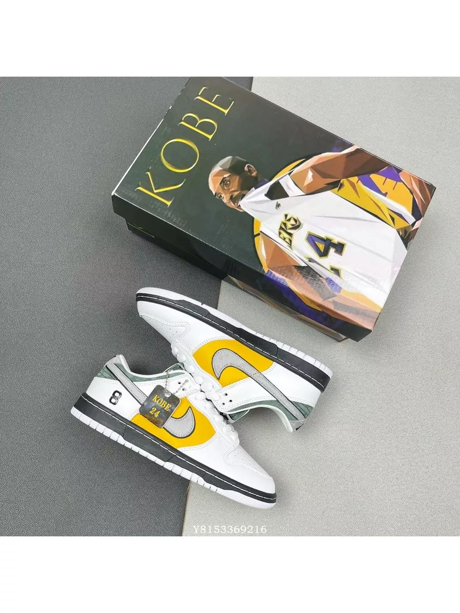 кроссовки NBA Kobe Bryant x Nike SB Dunk Low 24 Кроссовки 174921873 купить  за 2 808 ₽ в интернет-магазине Wildberries