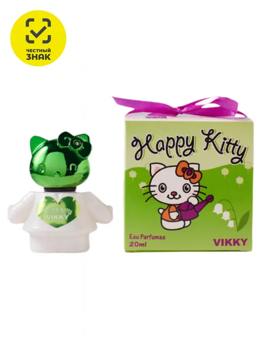 Earomat Original Happy Kitty Vikky Детская душистая вода 20мл, 20 мл