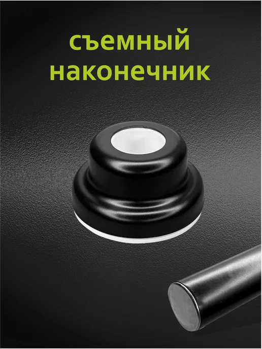 ДОМДАЧ Карниз для ванной металлический, черный, фото 8