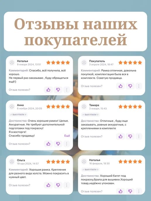 АРТБОРД + Рама круглая 30 см, 2 шт, рамка для картин из МДФ №1, 2 шт, фото 7