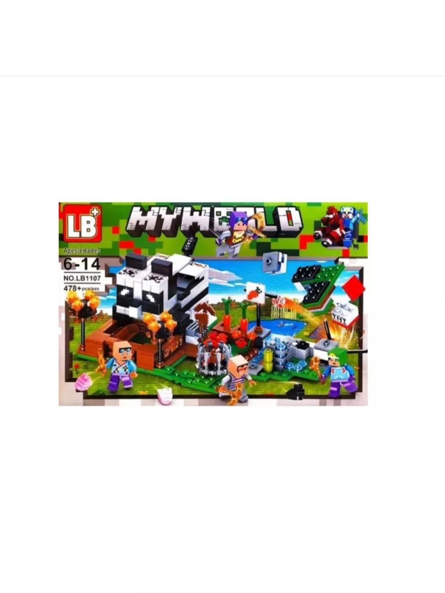 Конструктор 3d Lego Minecraft Дом Панды 478 дет LEGO 174937745 купить в  интернет-магазине Wildberries