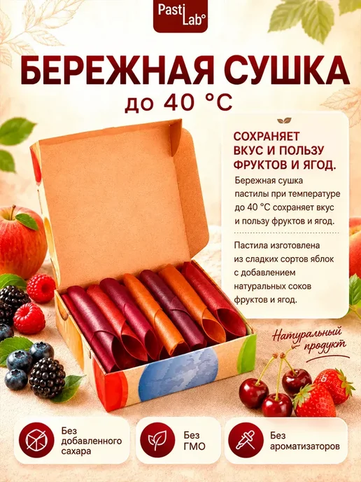 PastiLab Пастила без сахара Ягоды, натуральная, фото 5