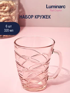 Кружка Shape Elanor Pink 320 мл 6 шт Luminarc 174946402 купить за 1 023 ₽ в интернет-магазине Wildberries