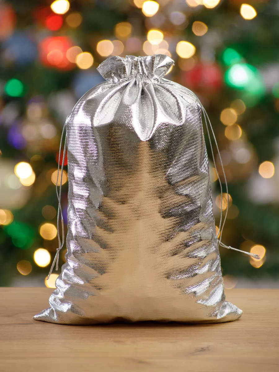 Мешочки для новогодних подарков, купить подарочные новогодние мешочки упаковку из ткани, органзы