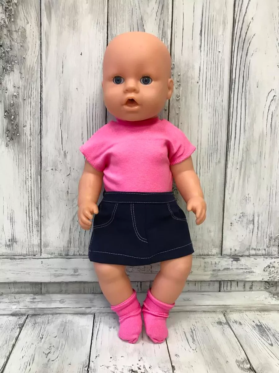 Носки персиковые - одежда и аксессуары для куклы ростом 36см