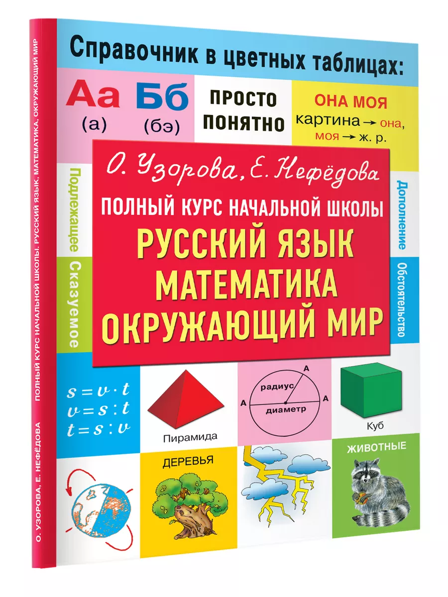 Полный курс начальной школы. Русский язык, математика, Издательство АСТ  174984960 купить за 392 ₽ в интернет-магазине Wildberries