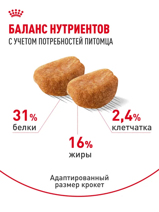 Сухой корм Royal canin Ротвейлер для собак, щенки, 12 кг, фото 4