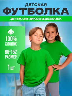 Футболка детская базовая для мальчика и девочки Chaste kids 175043372 купить за 286 ₽ в интернет-магазине Wildberries