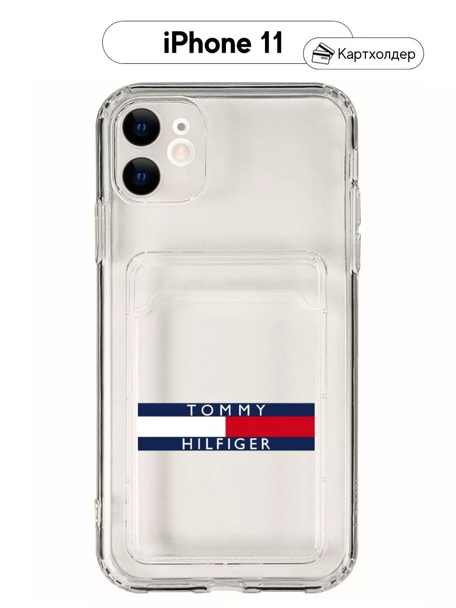 Чехол для iPhone 11 с карманом для карт Tommy Hilfiger Chehooli 175048309  купить за 413 ₽ в интернет-магазине Wildberries