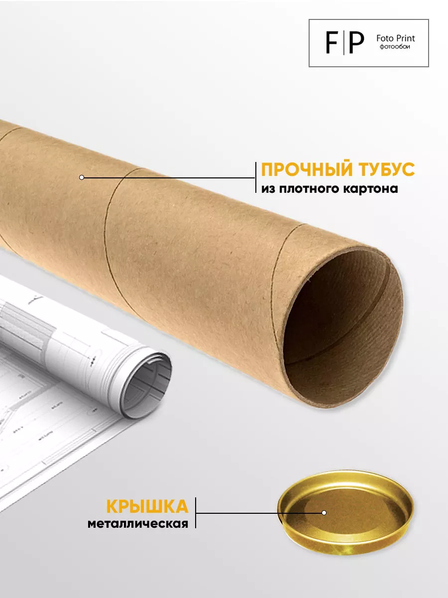 Foto Print Тубус картонный для чертежей, рисунков