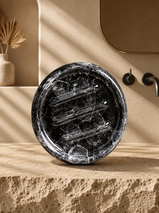 Bath Plus Набор для ванной комнаты керамический, черный, фото 5