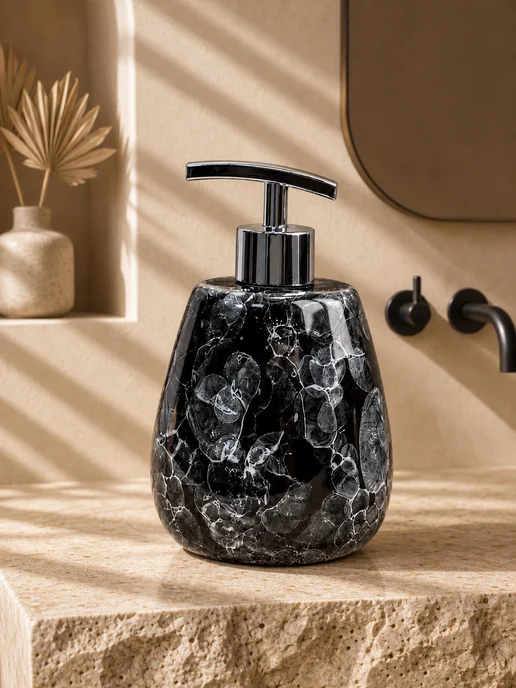 Bath Plus Набор для ванной комнаты керамический, черный, фото 7