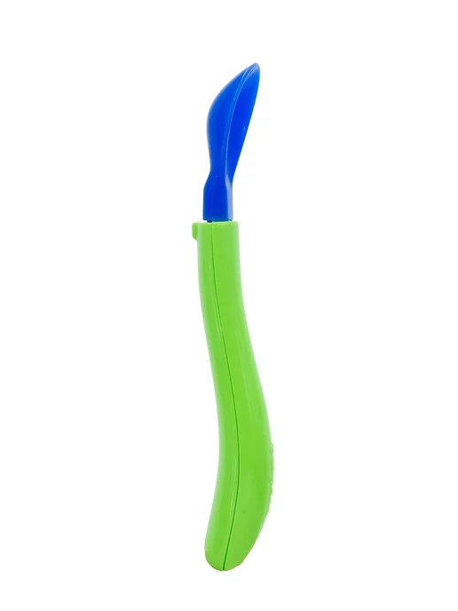 Baby Land Термоложка для кормления силиконовая размер M, 4 мес+, зеленый, фото 3