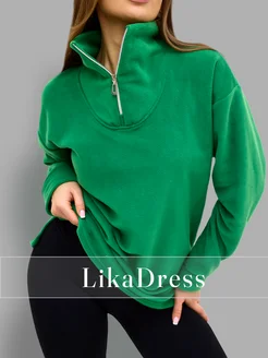 Толстовка на молнии теплая спортивная кофта Lika Dress 175148659 купить за 1 679 ₽ в интернет-магазине Wildberries