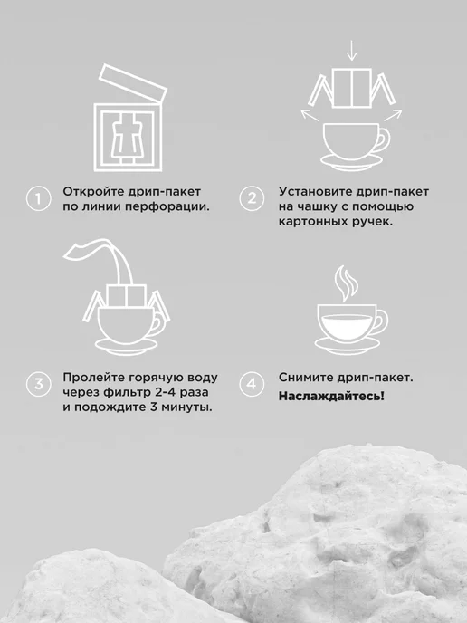 Дрип-кофе из Эфиопии 100% Арабика, 6 дрип-пакетов, из Колумбии 100 Арабика, фото 3