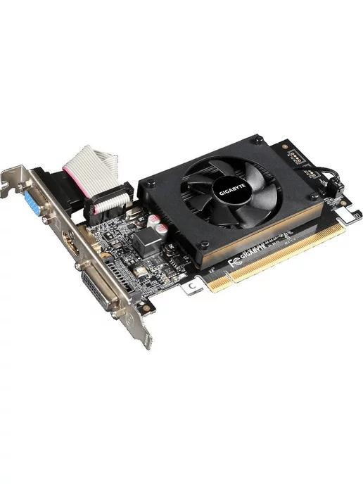 Gigabyte Видеокарта GT710 2GB (GV-N710D3-2GL 2.0), 2 ГБ
