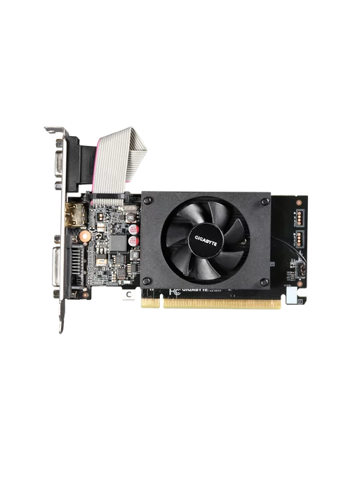 Gigabyte Видеокарта GT710 2GB (GV-N710D3-2GL 2.0), 2 ГБ, фото 2