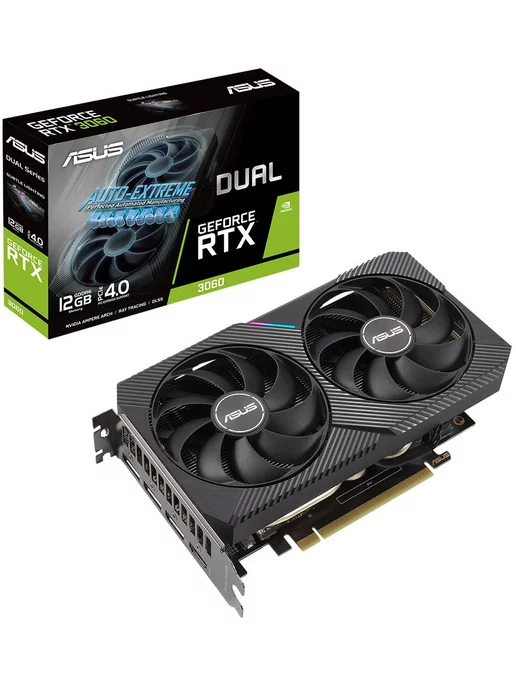 Asus Видеокарта GeForce RTX3060 12Gb LHR