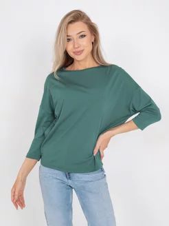 Лонгслив кофта трикотажный 3/4 из вискозы однотонный офис AVAGURA 175182505 купить за 915 ₽ в интернет-магазине Wildberries