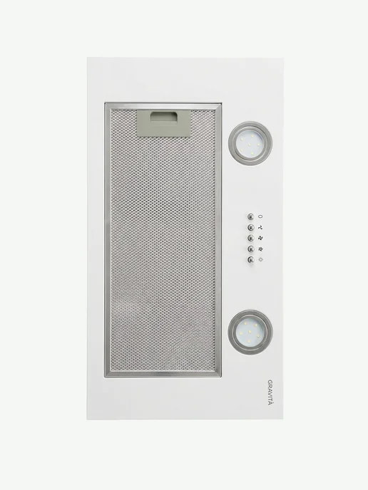 GRAVITA Вытяжка 635wh, 52 см, белая (гофрорукав в компл.), белый, фото 2