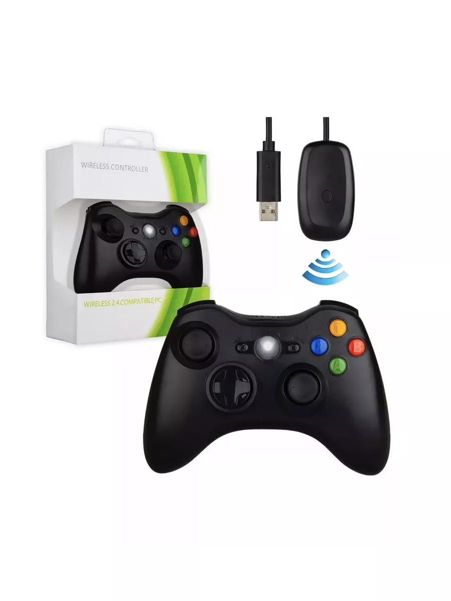 Джойстик / Геймпад игровой XBOX 360 2.4G Wireless Xbox 175197862 купить в  интернет-магазине Wildberries