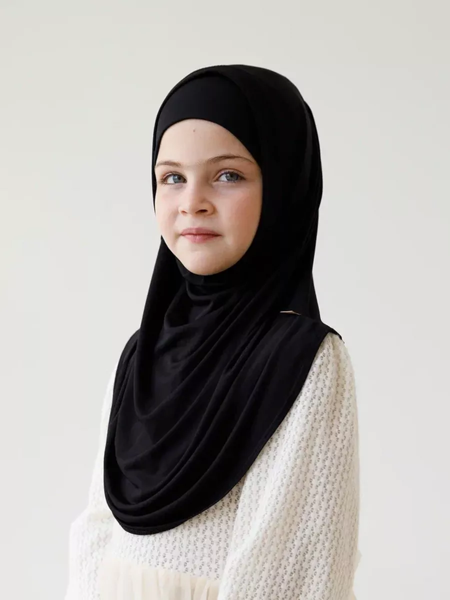 Амирка хиджаб однотонный мусульманская одежда Rayan Hijab 175209865 купить  за 918 ₽ в интернет-магазине Wildberries