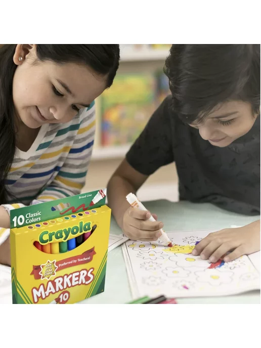 Crayola Набор фломастеров для детей Крайола, вариант, фото 8